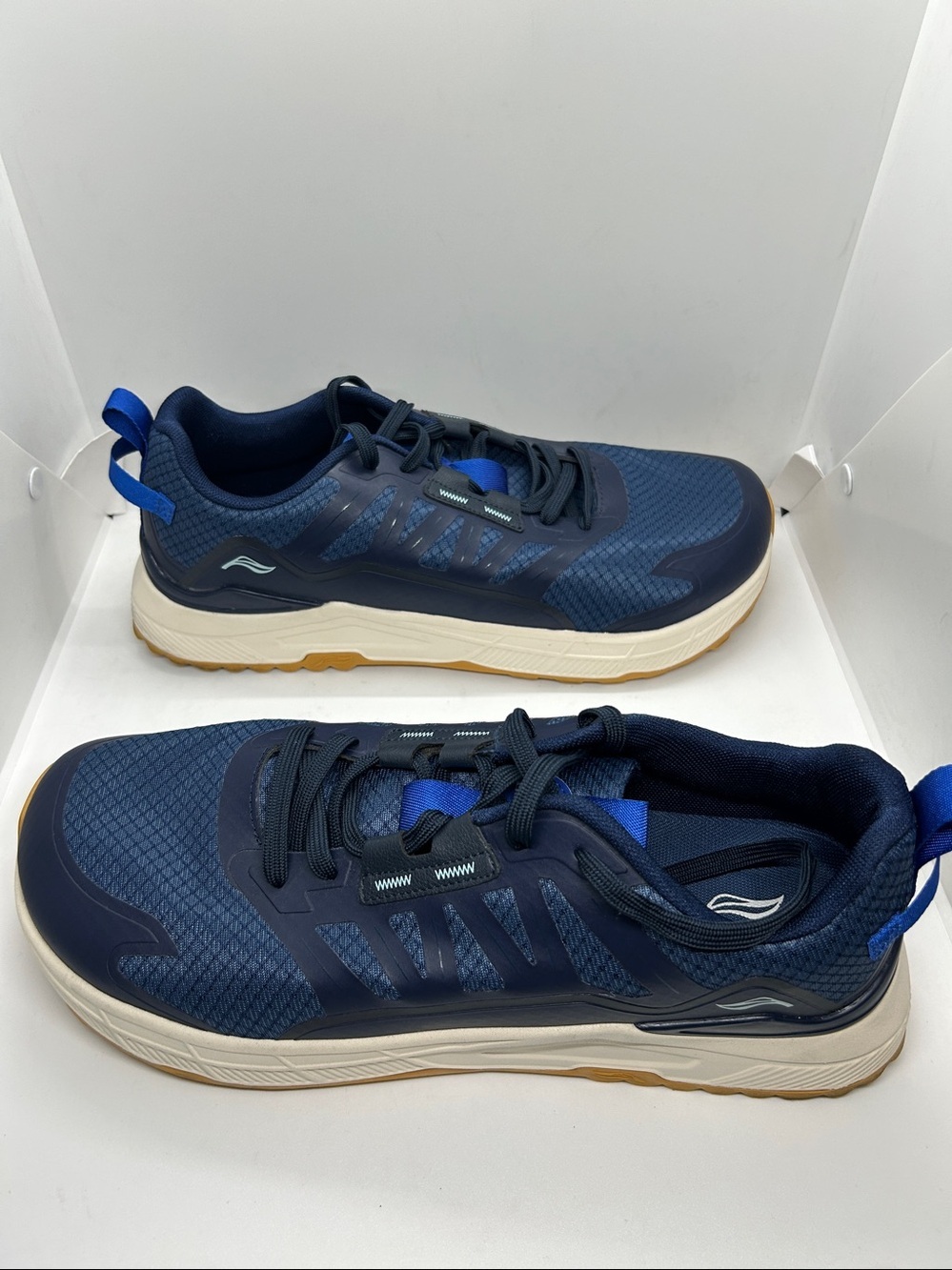 Lamincoa Blue Wide Men's Sneakers Hiking Walking Lightweight Breathable Shoe... - Picture 8 of 12